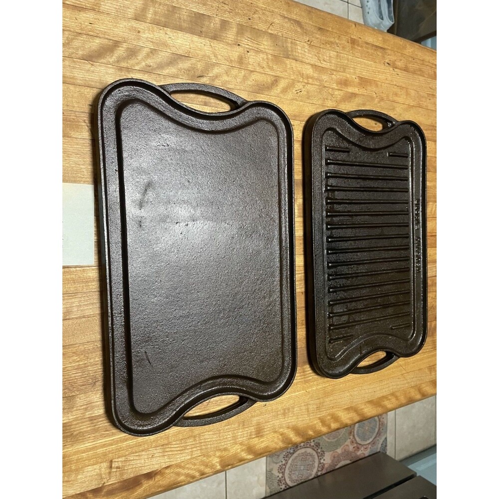 Utopia Kitchen reversible cast iron grill Newly Seasoned